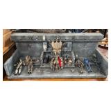 11 - PREDATOR BONE THRONE DIORAMA  & FIGURES (A39)