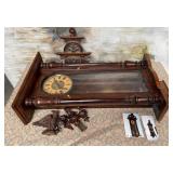 11 - PENDULUM WALLCLOCK (AS IS) (A66)