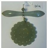 696 - CARVED JADE PENDANT (W4)