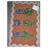 43 - SPRING FLORAL COIR DOORMAT