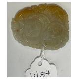 696 - CARVED JADE PENDANT (W84)