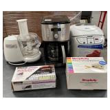 71 - BREAD MACHINE, FOOD PROCESSOR, COFFEE MAKER
