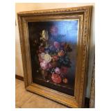 R - FLORAL STILL LIFE ART FRAMED 41X52' (M25)