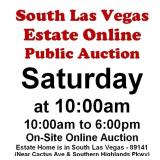 WELCOME TO OUR SAT. @10am ONLINE PUBLIC AUCTION