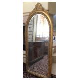 R - GILDED WALL MIRROR 68X30' (M9)