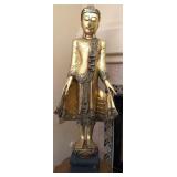 R - MANDALAY-STYLE BUDDHA  STATUE 42'T (M10)