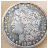 W - 1885 O - MORGAN SILVER DOLLAR (C62)
