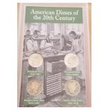 W - AMERICAN DIMES OF THE 20TH CENTURY COIN SET