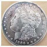 W - 1886 O - MORGAN SILVER DOLLAR (C64)