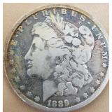W - 1889 O - MORGAN SILVER DOLLAR (C61)