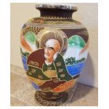 R - SATSUMA-STYLE VASE 9.5'T (F208)