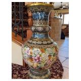 R - CHINESE CLOISONNE VASE 25.5'T (L26)