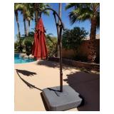 R - POOLSIDE/ PATIO UMBRELLA WITH BASE (Y3)