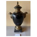 R - MARBLE & BRASS URN 19'T (P112)
