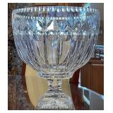 R - CRYSTAL FOOTED BOWL 11'DIA (L37)