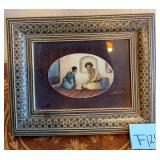 R - PERSIAN MINIATURE PAINTING FRAMED (F124)