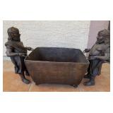 R - BRONZE RECTANGULAR CENSER (Y13)