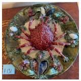 R - CRAB CERAMIC PLATE (F131)