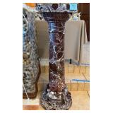 R - FIVE PIECES MARBLE PEDESTAL (F136)