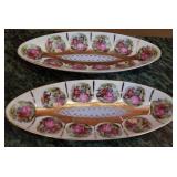 R - TWO COLLECTIBLE PORCELAIN DISHES (L121)