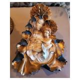 R - MADONNA WITH CHILD WALL SCULPTURE (F200)
