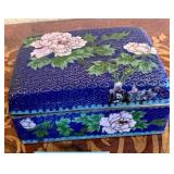 R - CLOISONNE KEEPSAKE BOX (F127)