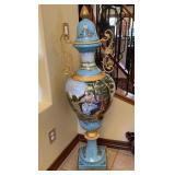 R - SEVRES-STYLE FLOOR VASE 51'T (L25)
