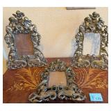 R - THREE ORNATE FRAMES (F121)