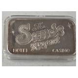 1 TROY OZ .999 SILVER BAR (965 D)