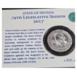 ONE OUNCE .999 FINE SILVER 79th LEGISLATIVE (673 O