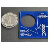RENO AIR RACE 1OZ .999 SILVER COIN (713 A)