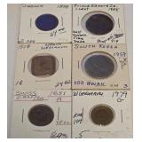VINTAGE FOREIGN CURRENCY COINS (B32)