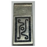 STERLING SILVER MONEY CLIP 33.00GRS