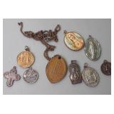 487 - VINTAGE CATHOLIC JEWELRY-PENDANTS (G340)