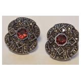 VINTAGE STERLING SILVER EARRINGS (B3)