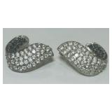 STERLING SILVER EARRINGS 4.70GRS