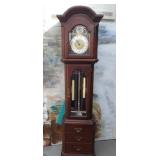487 - VINTAGE GRANDFATHER CLOCK(G291)