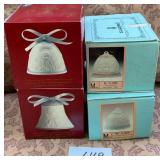 487 - LOT OF FOUR LLADRO BELLS (A49)