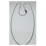 STERLING SILVER SNAKE CHAIN 18 INCH 3.90GRS