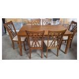 487 - DINING TABLE WITH 6 CHAIRS (G333)