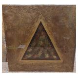 K - ONE PIECE WALL DECOR 20"SQ (S127)