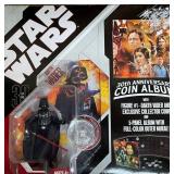 N - STAR WARS COIN ALBUN & DARTH VADER FIGURE
