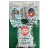 N - THREE MADAME ALEXANDER MINI DOLLS (T11)