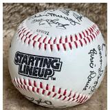 N - STARTING LINEUP AUTOGRAPHED BASEBALL (T73)