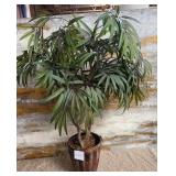 11 - FAUX TREE IN PLANTER (C547)