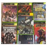 N - MIXED LOT OF XBOX VIDEO GAMES (T281)