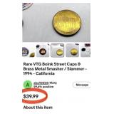 N - LOT OF FIVE COLLECTIBLE TOKENS (T40)