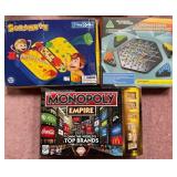 N - SCRAMBLE, TRIANGLE CHESS & MONOPOL.Y GAMES