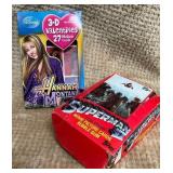 N - HANNAH MONTANA VALENTINES & SUPERMAN CARDS