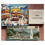 N - CHRISTMAS JIGSAW PUZZLE, GERMAN CRUISER KIT